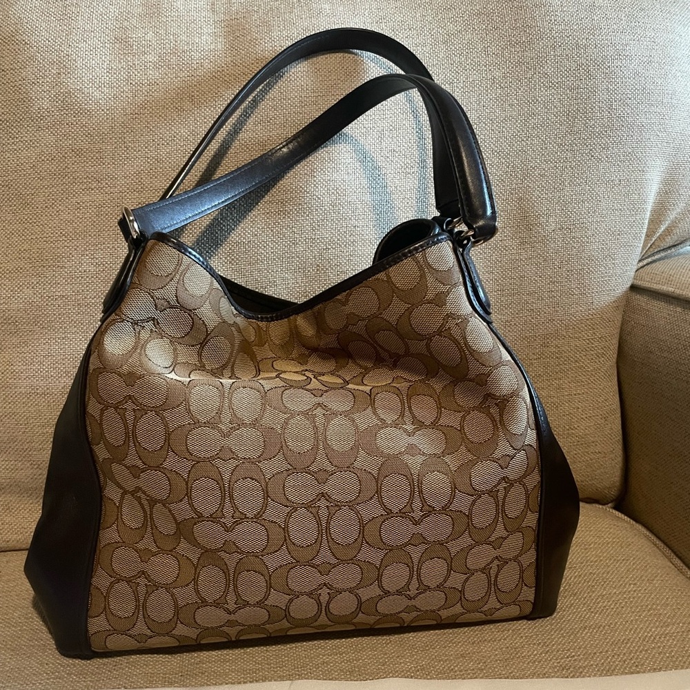 Brown Authentic Coach Shoulder Bag
